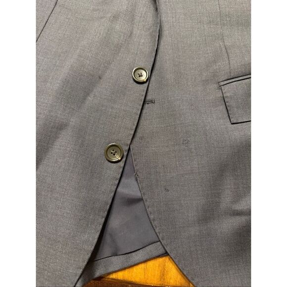 J Crew Ludlow Sport Coat Men 40S Gray Italian Fabric Jacket Tollegno 1900 Blazer - Picture 4 of 14
